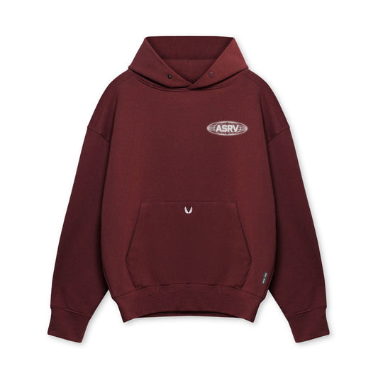 0648. Tech-Terry™ Hoodie - Crimson "Global" | ASRV