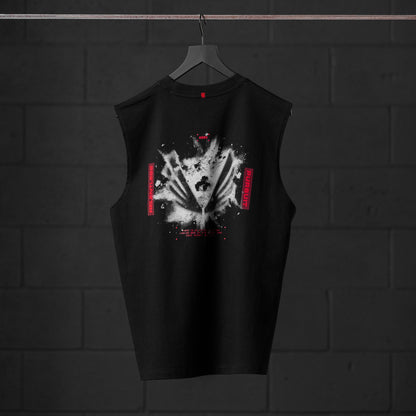 0807. Tech Essential™ Relaxed Cutoff - Black "Blast Radius" | ASRV