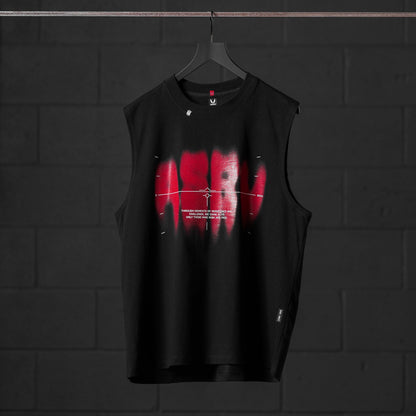0807. Tech Essential™ Relaxed Cutoff - Black "Target Acquired" | ASRV