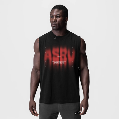 0807. Tech Essential™ Relaxed Cutoff - Black "Target Acquired" | ASRV