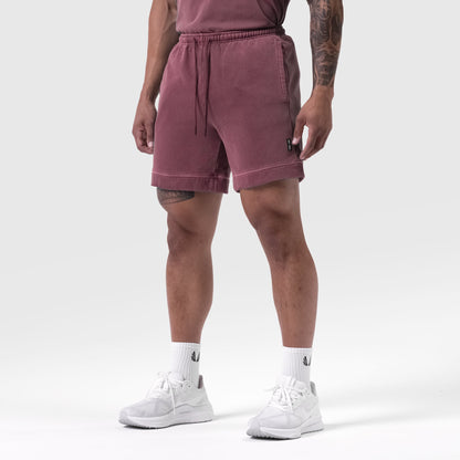 0921. Tech Essential™ Sweat Short - Faded Crimson | ASRV