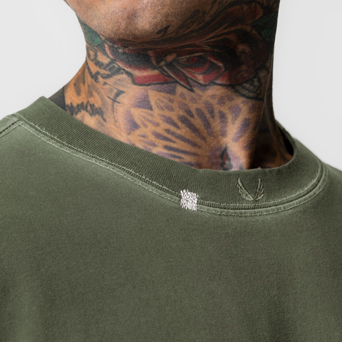 0797. Tech Essential™ Relaxed Tee - Faded Olive | ASRV