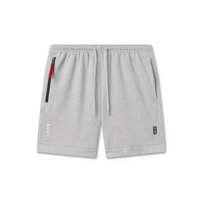 0921. Tech Essential™ Sweat Short - Heather Grey | ASRV