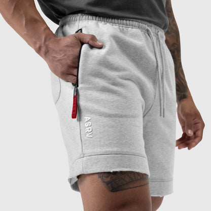 0921. Tech Essential™ Sweat Short - Heather Grey | ASRV