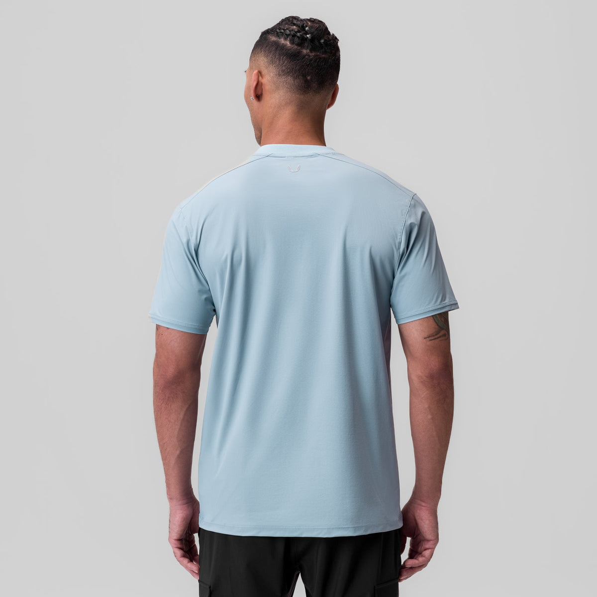 1087. Tetra-Lite® Ice Zip Tee - Light Sky | ASRV