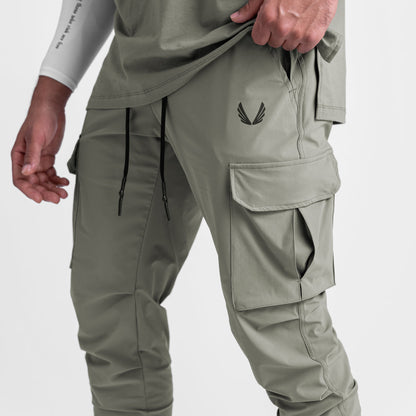 0825. Tetra-Lite® Cargo High Rib Jogger - Sage | ASRV