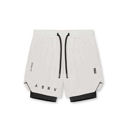 0866. Tetra-Lite® 7" Liner Short - Stone "ASRV"/Black | ASRV