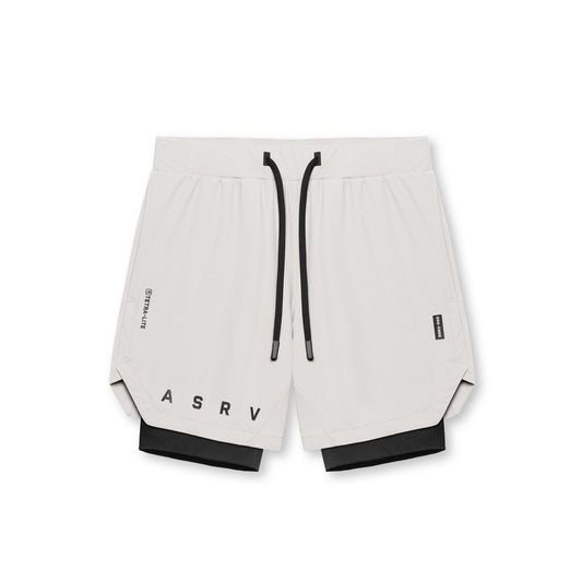 0866. Tetra-Lite® 7" Liner Short - Stone "ASRV"/Black | ASRV