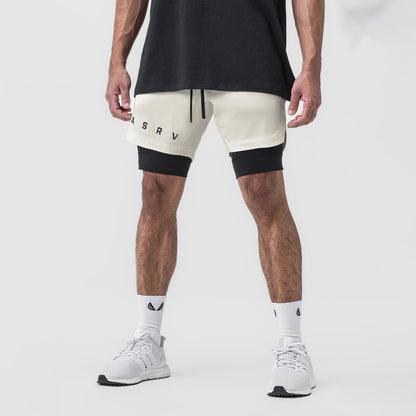 0866. Tetra-Lite® 7" Liner Short - Stone "ASRV"/Black | ASRV