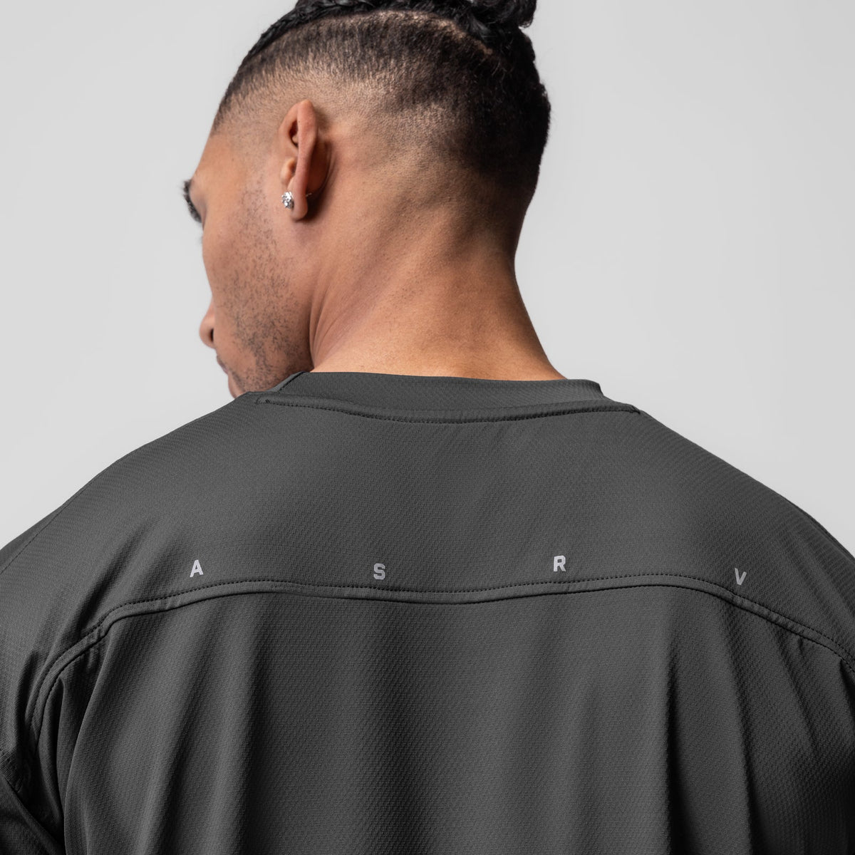 0822. AeroSilver® Oversized Tee - Space Grey | ASRV