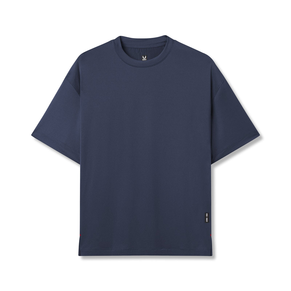 0822. AeroSilver® Oversized Tee - Navy | ASRV