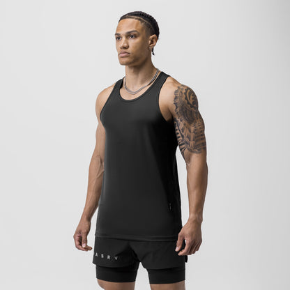 0754. AeroSilver® Training Singlet - Black | ASRV