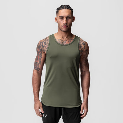 0830. AeroSilver® Tank Top - Olive | ASRV