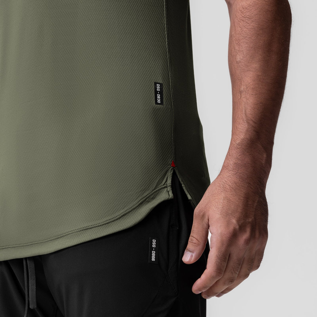 0830. AeroSilver® Tank Top - Olive | ASRV