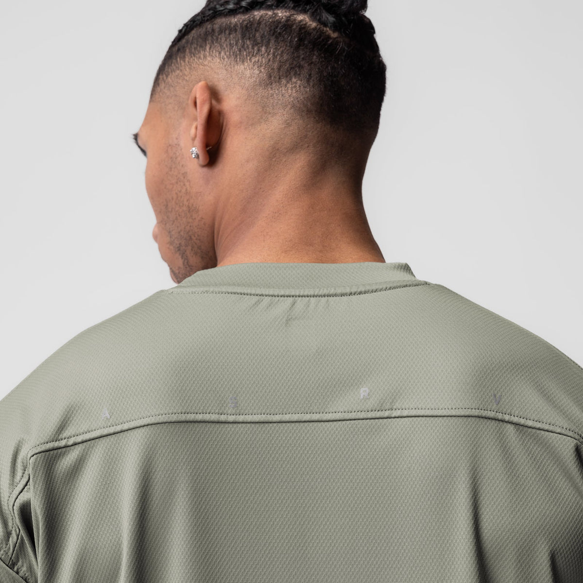 0822. AeroSilver® Oversized Tee - Sage | ASRV