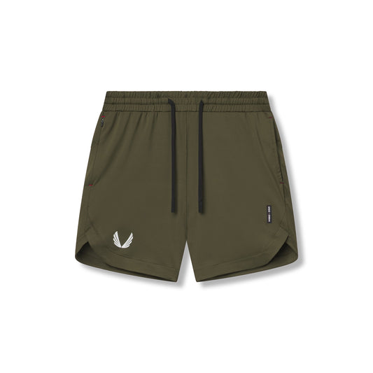 0994. AeroSilver® 7" Linerless Short - Olive | ASRV