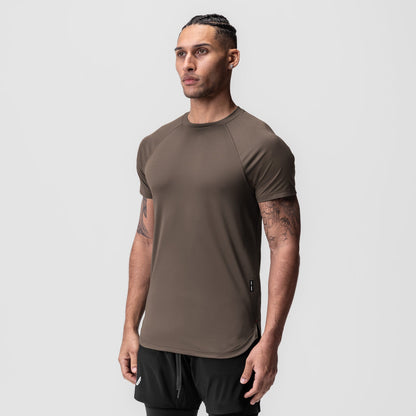 0660. AeroSilver® Established Tee - Deep Taupe | ASRV