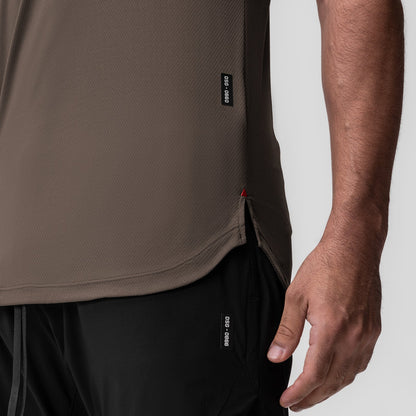 0660. AeroSilver® Established Tee - Deep Taupe | ASRV