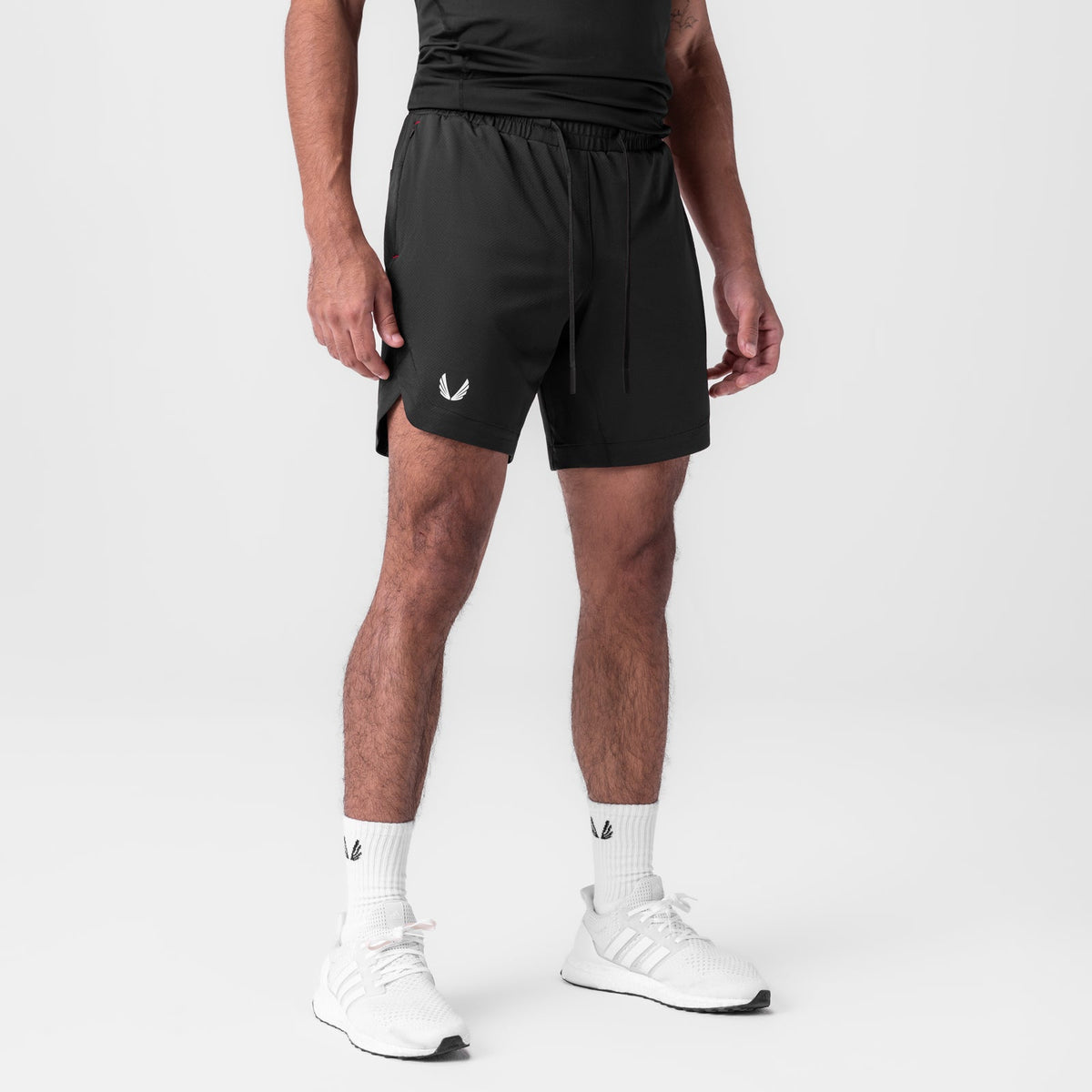 0994. AeroSilver® 7" Linerless Short - Black | ASRV
