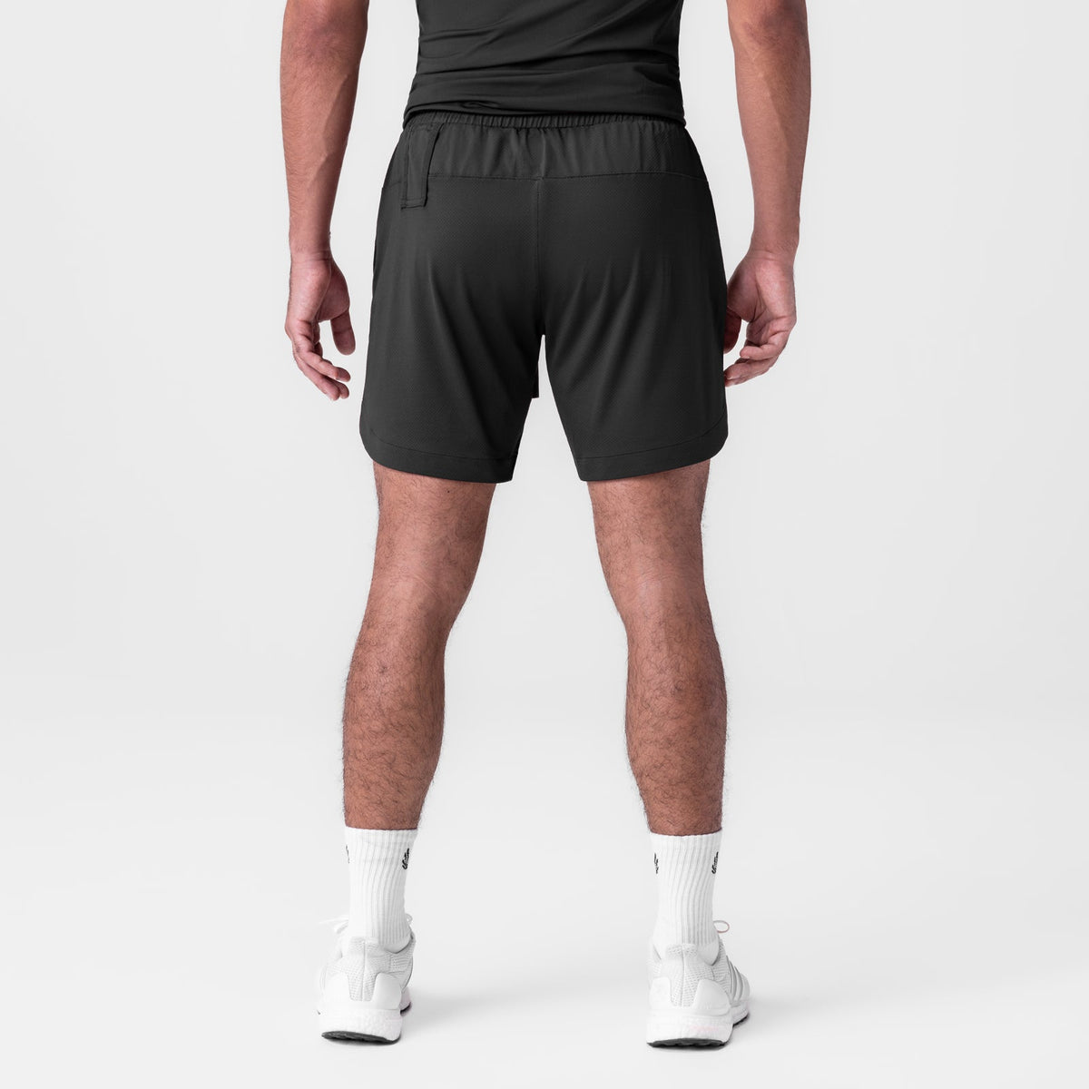 0994. AeroSilver® 7" Linerless Short - Black | ASRV