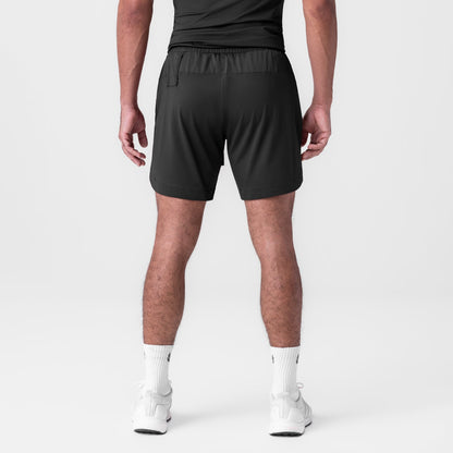 0994. AeroSilver® 7" Linerless Short - Black | ASRV