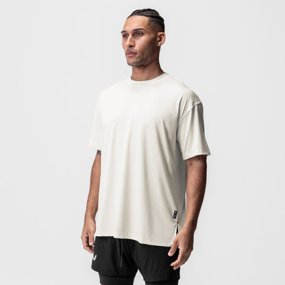 0822. AeroSilver® Oversized Tee - Ivory Cream | ASRV