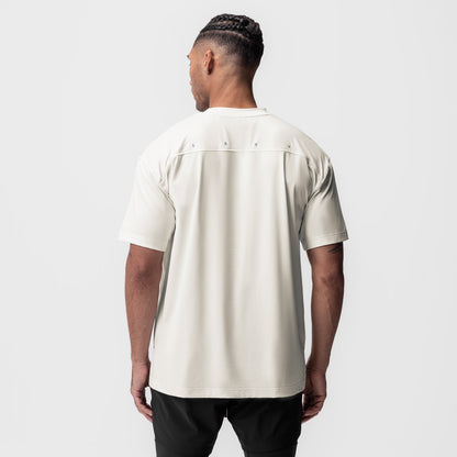 0822. AeroSilver® Oversized Tee - Ivory Cream | ASRV