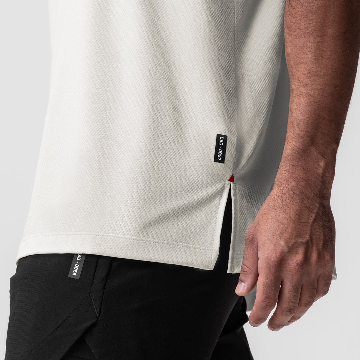 0822. AeroSilver® Oversized Tee - Ivory Cream | ASRV