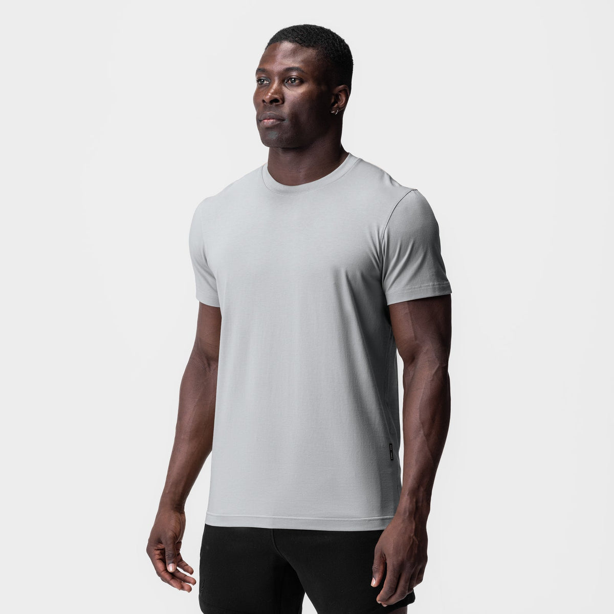 0923. Supima® Essential Tee - Slate Grey | ASRV