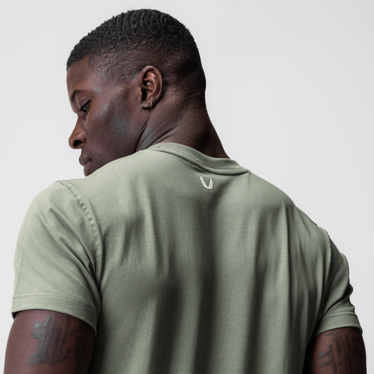 0923. Supima® Essential Tee - Sage | ASRV