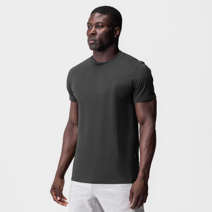 0923. Supima® Essential Tee - Space Grey | ASRV
