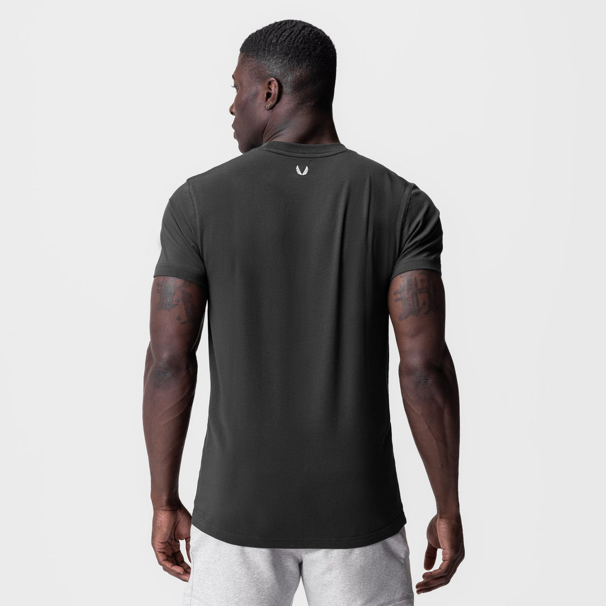 0923. Supima® Essential Tee - Space Grey | ASRV