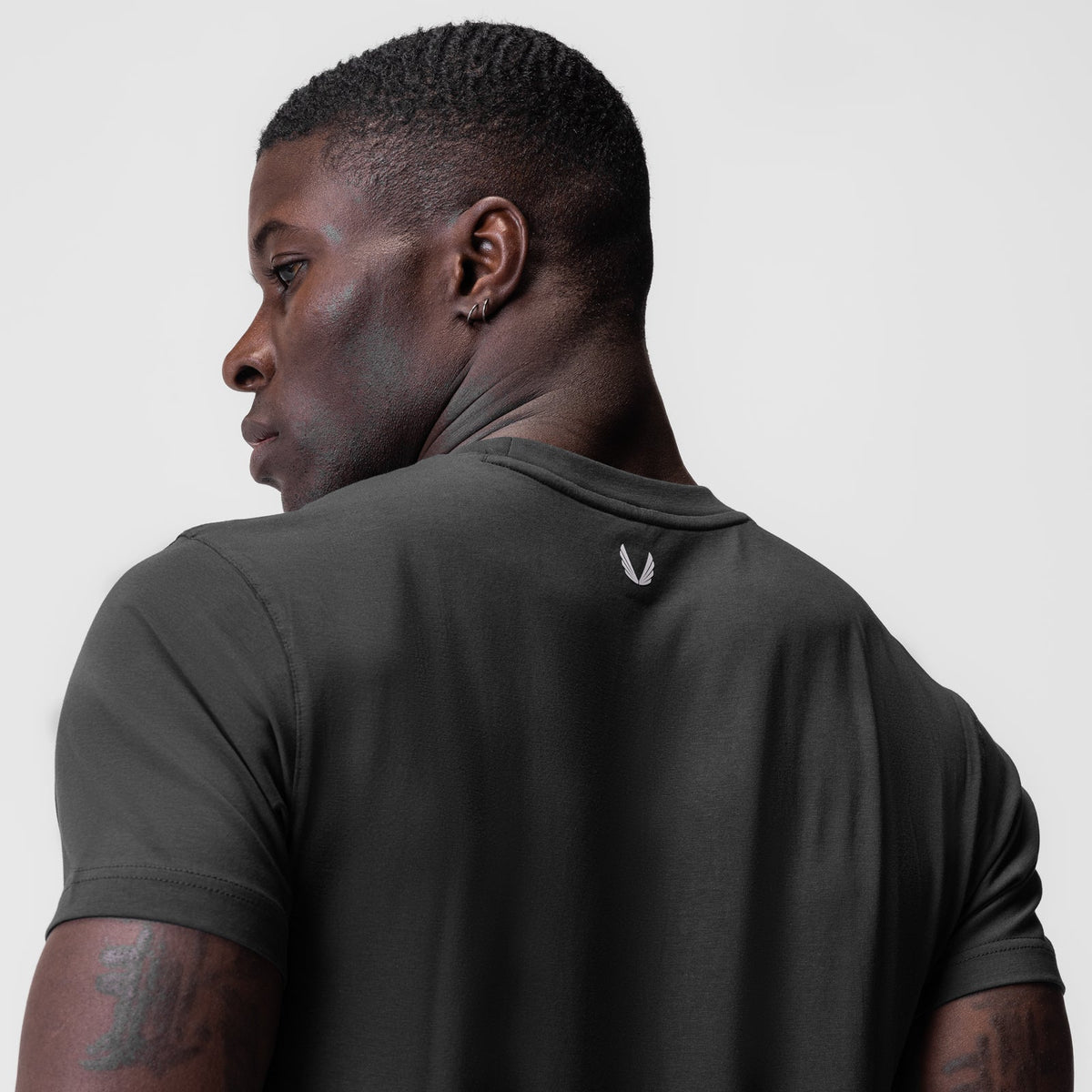 0923. Supima® Essential Tee - Space Grey | ASRV