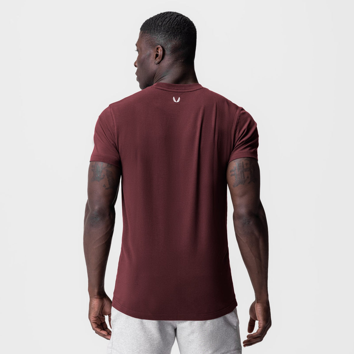 0923. Supima® Essential Tee - Crimson | ASRV