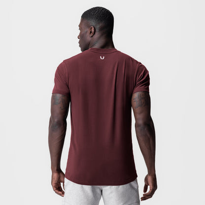 0923. Supima® Essential Tee - Crimson | ASRV
