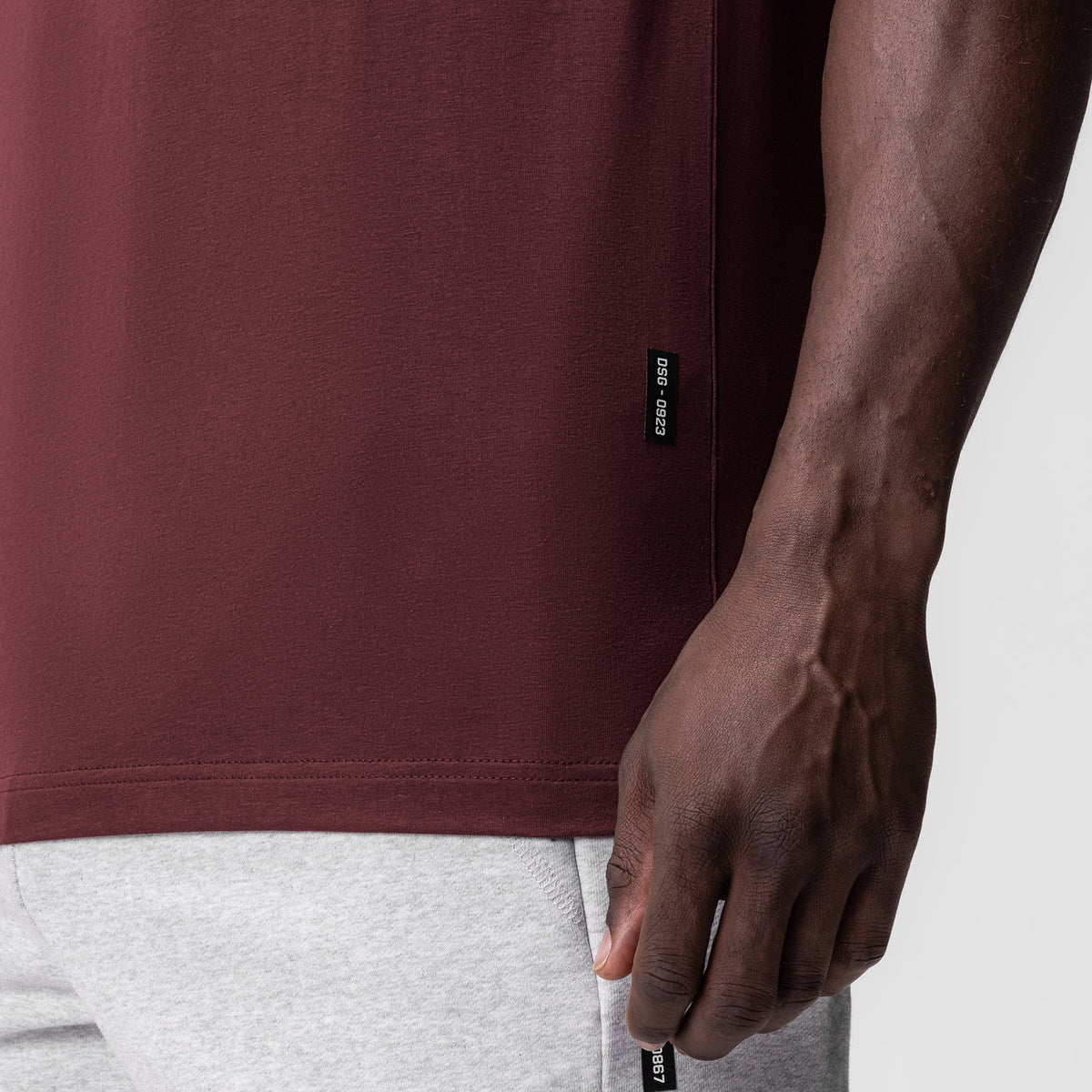 0923. Supima® Essential Tee - Crimson | ASRV