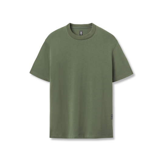 0923. Supima® Essential Tee - Olive | ASRV