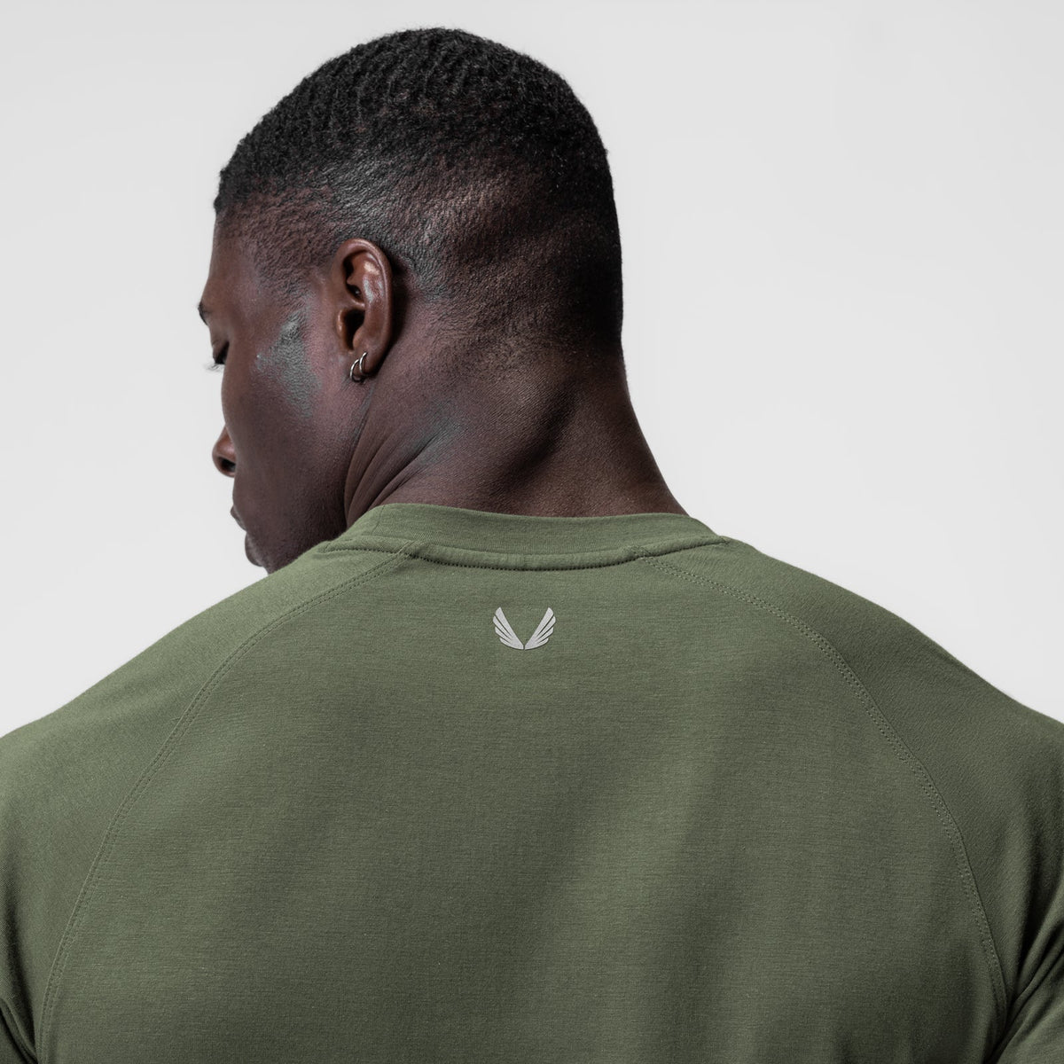 0767. Supima® Established Tee - Olive | ASRV