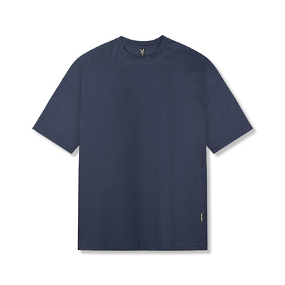 0824. Supima® Oversized Tee - Navy | ASRV