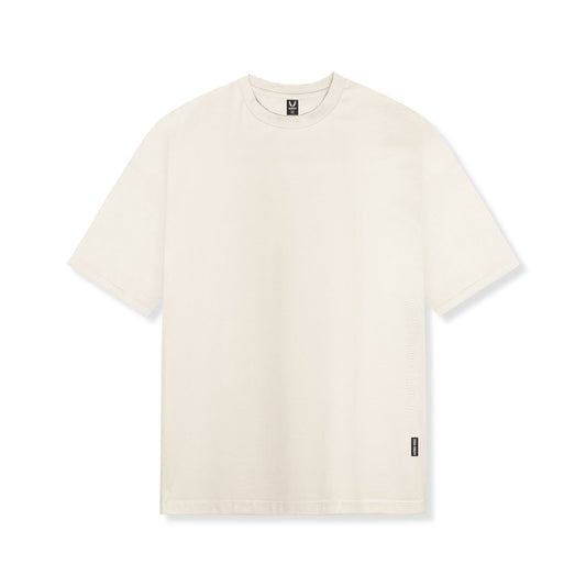 0824. Supima® Oversized Tee - Ivory Cream | ASRV