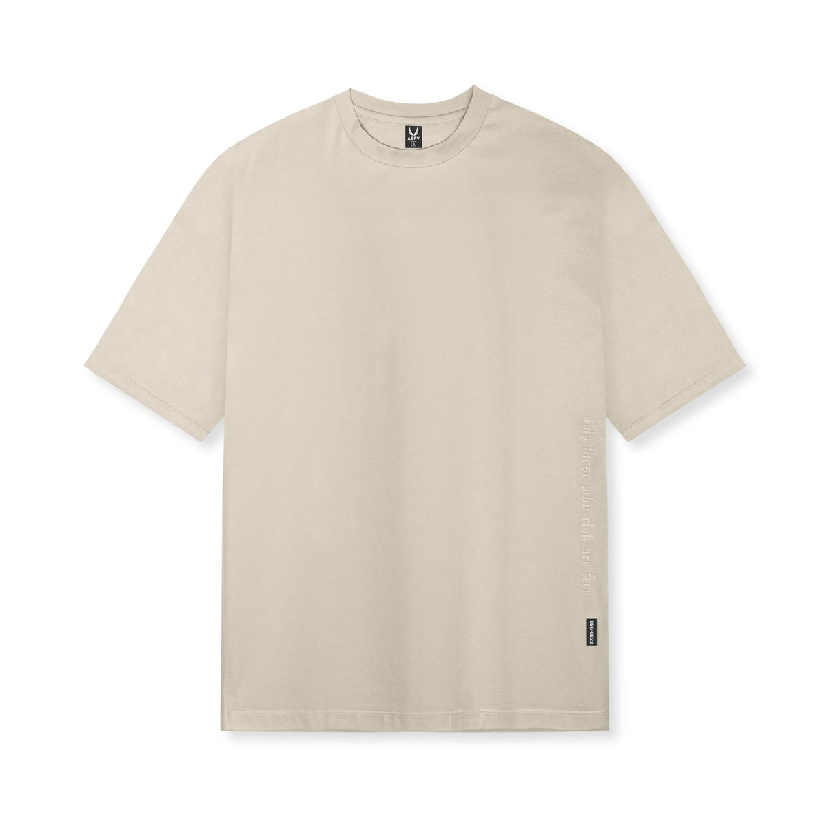 0824. Supima® Oversized Tee - Sand Smoke | ASRV