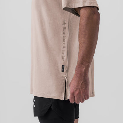 0824. Supima® Oversized Tee - Chai | ASRV