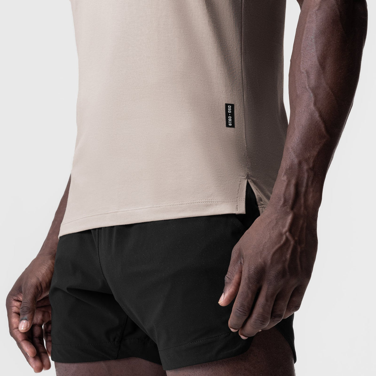 0919. Supima® Fitted Tee - Chai | ASRV
