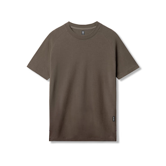 0919. Supima® Fitted Tee - Deep Taupe | ASRV