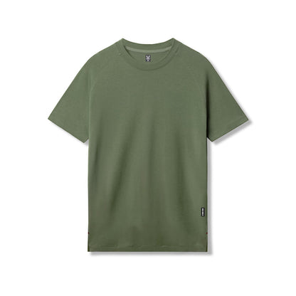 0919. Supima® Fitted Tee - Olive | ASRV