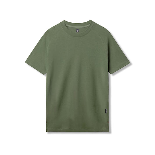 0919. Supima® Fitted Tee - Olive | ASRV