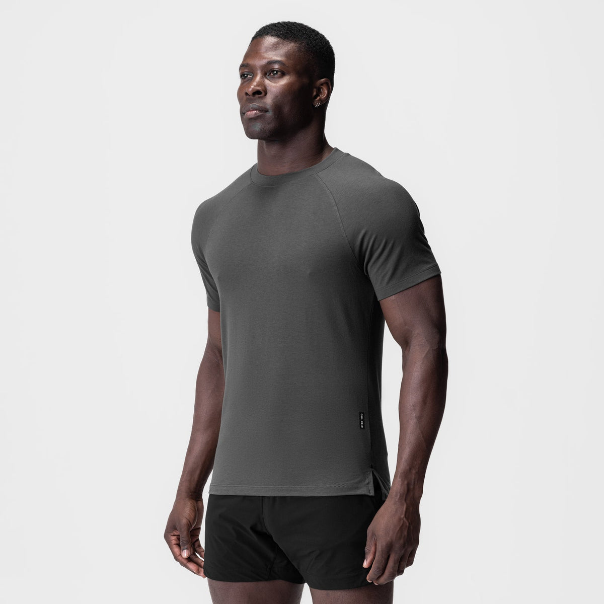 0919. Supima® Fitted Tee - Space Grey | ASRV
