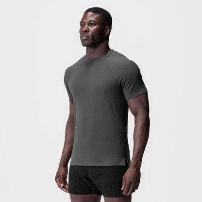 0919. Supima® Fitted Tee - Space Grey | ASRV