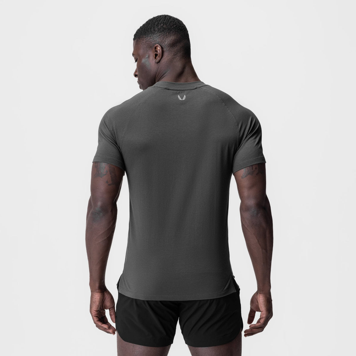 0919. Supima® Fitted Tee - Space Grey | ASRV
