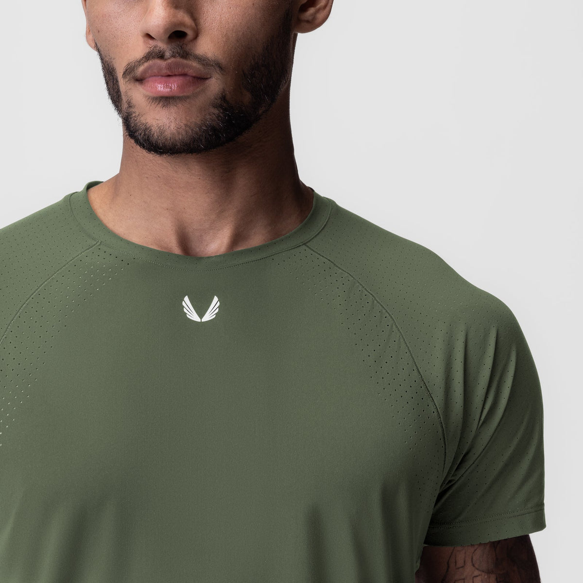 0948. Laser-Vent™ Established Tee - Olive | ASRV